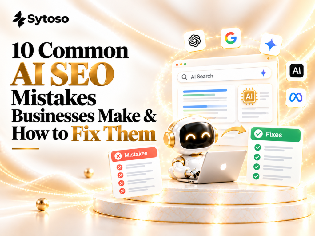 10 Common AI SEO Mistakes Businesses Make & How to Fix Them